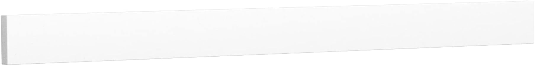 Wyndham Collection WCFVCA142BS 42" L x 3" H Marble Backsplash - White Cultured Marble