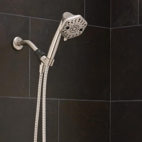 Cabezal de ducha de mano Oxygenics PowerSelect níquel cepillado miniatura 3