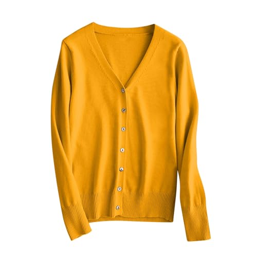 Cardigan Sweaters for Women Lightweight Fall Fashion Open Front V Neck Knit Shrug Dressy Casual Long Sleeve Outerwear