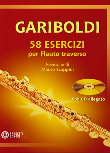  Gariboldi. 58 esercizi per flauto traverso. Con CD Audio