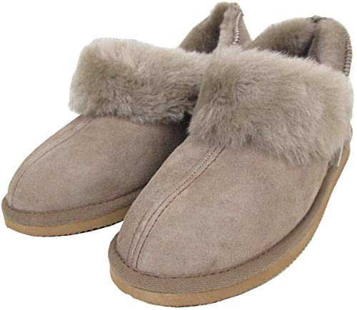 [Shepherd] シェパード シープスキン ムートン ブーティ 本革 ムートンブーツ ボア ショートブーツ KARIN (40, Stone)