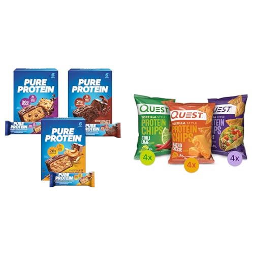 Pure Protein Barras, Pack Variado de Snacks Proteicos miniatura 1