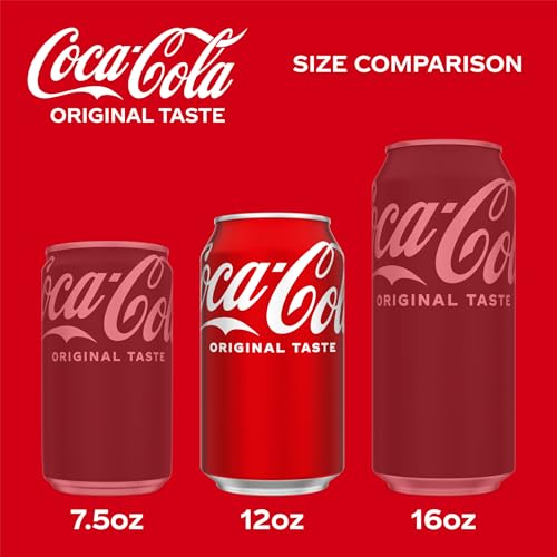 Image of Coca-Cola Fridge Pack Soda Soft Drink, 12 fl oz Cans, 12 Pack - Classic Cola Soda Cans