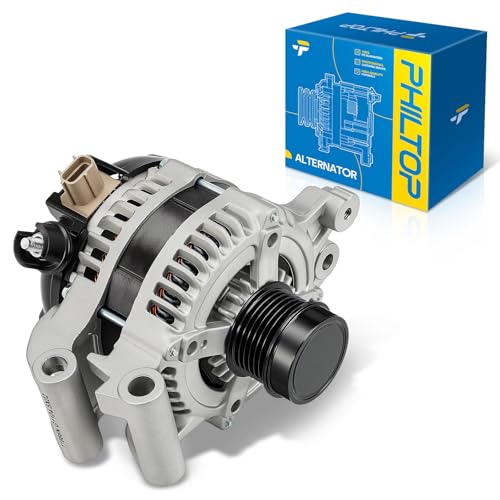 Image of PHILTOP 11666N New Alternator Compatible with 2014-2020 Ford Fusion L4 1.5T, 2013-2014 Fusion L4 1.6T, 150Amp High Output Alternator Replace 11666 DS7Z10346D HS7Z10346A