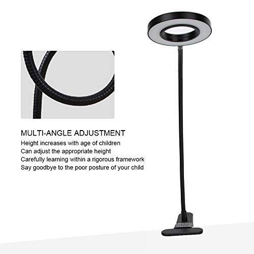 Luce ad anello da scrivania per la cura degli occhi LED per trucco e tatuaggio Luce da lettura a clip per studiare e lavorare perfetta per nail art e extension per ciglia