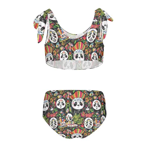 KLL Girl Toddler Swimsuit Cute Two Piecing Swimwear Bathing Suit with Adjustable Strap2