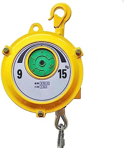 Retractable Spring Balancer Tool Holder - 1.5M Wire Rope, Adjustable for Workshop & Automotive, 15-22kg Capacity, Efficient Lifting Solution for Tools & Equipment