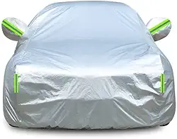 Materiais de cobertura de carro mais espessos à prova d'água para tecido Oxford com algodão macio, protege a superfície da pintura do carro, capa de carro usada para sedãs, cupês, SUV, caminhões, etc