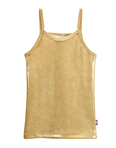 Made in USA Girls Cami Spaghetti Strap Tee Tshirt Fun Colorful Metallic Shiny Mermain Print Tank Top f