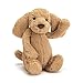 Jellycat Bashful Toffee Puppy Stuffed Animal, Medium 12 inches - Dogs and Puppies Plush Toy - Classic Children's Gift