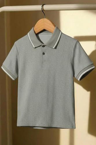 Image of Mack Jonney Men's Premium Jacquard Polo T-Shirt | Short Sleeve Soft Knit Fabric | Stylish Casual & Smart Wear Polo-M6938