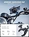 Lamicall Motorcycle Bike Phone Mount - [1s Quick Release] Bike Cell Phone Holder Clip, Bicycle Scooter Handlebar Clamp, for iPhone 17 16 15 14 Pro Max, Galaxy S25 S24 Ultra, 4.7-7