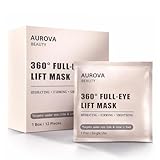 Gengyve Aurova Beauty Eye Mask, HYDRATING, FIRMING, SMOOTHING, Eye Mask with Bio-Collagen Peptide Complex & Vitamin C(1Set/12 Patch)
