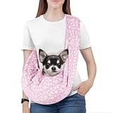 【Trasportino per cuccioli senza mani per cani di piccola taglia】 Trasportino a spalla per animali domestici con design crossbody, che può liberare le mani, consentendo di utilizzare le mani quando si viaggia con il vostro amato animale domestico. Comodo per trasportare altri oggetti, è anche possibile interagire sempre con l'animale domestico, accarezzandolo e calmandolo, e trascorrere una meravigliosa passeggiata insieme.