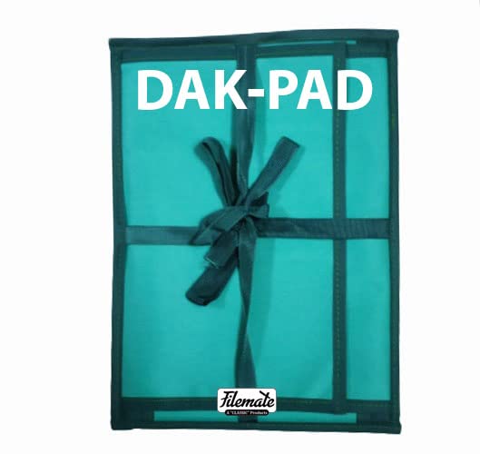 Filemate Dak Pad Folder (F/S or Legal Size: 15 X 11 inch) / File Binder/Four Flapper (Green Color)