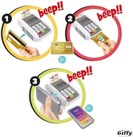 Oyuncak Sesli Pos Cihazı Full Fonksiyon Eğitici Öğretici Bol Efektli Aktivite Minik Marketçiler - Görsel 5