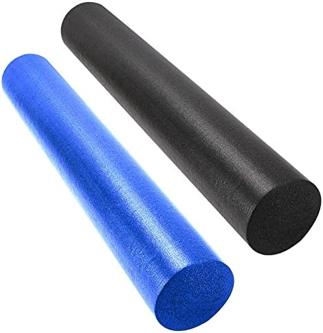 Foam Roller 45/ 90 cm Extra Long Superior Muscle Roller, Trigger Point Exercise Lightweight Fitness Foamroller, Deep Tissue Self Massage Tool Home, Gym, Pilates, Yoga, Pain Relief, Anti-Stress Therapy