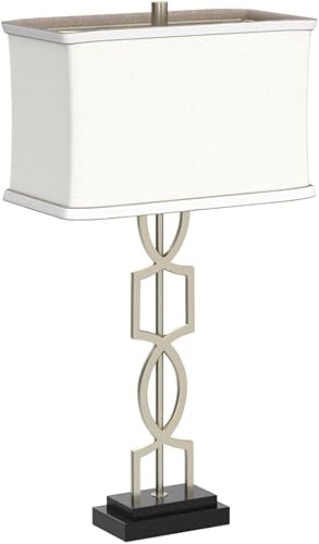 Miniatura 4 de Evan - Juego de 2 lámparas de mesa contemporáneas modernas de 285 pulgadas de alto con puerto de carga USB estilo hotel pantalla rectangular de