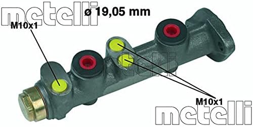 METELLI 05-0025 Main Brake Cylinder and Repair Parts