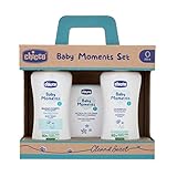  Chicco Baby Moments - Cofanetto Bagno Corpo + Shampoo + Acqua di Colonia