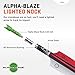 TenPoint Wicked Ridge Match 400 - Lighted 20” Carbon Crossbow Arrows (Pack of 3) - 400-Grains, 004” Straightness - with Alpha-Blaze Lighted Nock & Alpha-Nock HP - Essential for Crossbow Hunting