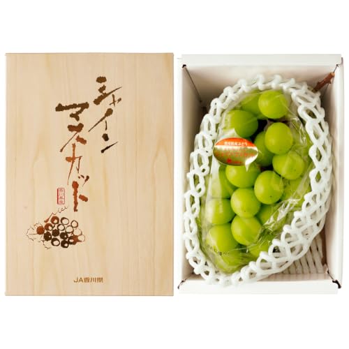 五色青果 [8月31日(夏休み)までの期間限定!!]シャインマスカット 1房(約620g)化粧箱入り シャインマスカット マスカット ぶどう ブドウ 葡萄 果物 フルーツ 新鮮 くだもの 国産 ギフト お裾分け 旬 種なし 皮ごと食べられる ジューシー 糖度が高い 季節限定 旬の果物