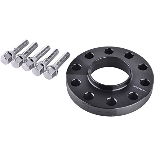 APL- 2pc 20mm (3/4\") Black Hubcentric 5x120 Wheel Spacers (72.6mm bore) with 10pc Lug Bolts (12x1.5) for Many BMWs E36 E46 E90 E92 E60 318i 323i 325i 328i 330i 335i 525i 545i Z3 Z4 Z8 M3