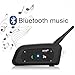 Ejeas V6 Pro Auriculares Intercomunicador Moto Bluetooth para Motocicletas, Gama Comunicación Intercom...