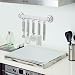 JOCCA 6414 - Protector de acero inoxidable para hornillo, plateado, 52.5 x...