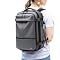 VEVOR Zaino da Viaggio Sottovuoto, 65L Zaino da Viaggio Espandibile con Chiusura Sottovuoto e Compressione, con Lucchetto Approvato TSA, Scomparti