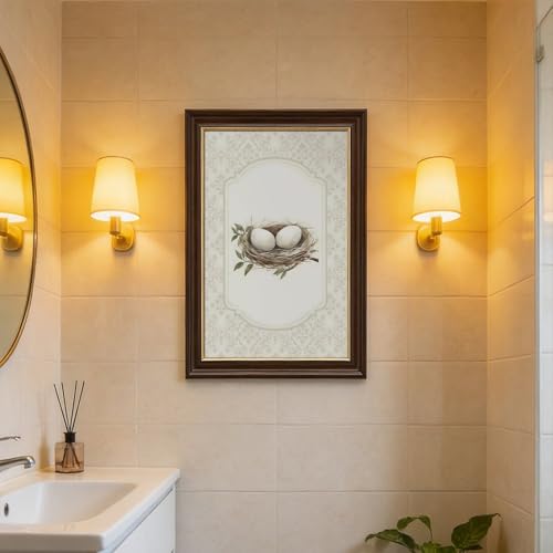 Impression sur toile nid d'oiseau rétro, cadeau idéal maison - 7