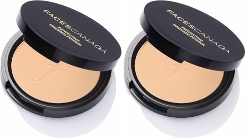 Image of Faces Canada Perfecting Pressed Powder, Beige 03, 9 g (Pack of 2)