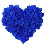 Materiale: i petali di rosa blu sono realizzati in materiale in tessuto in seta luminosa, che sono morbidi, non tossici, non discolorati e hanno una lunga durata..È una storia d'amore perfetta.