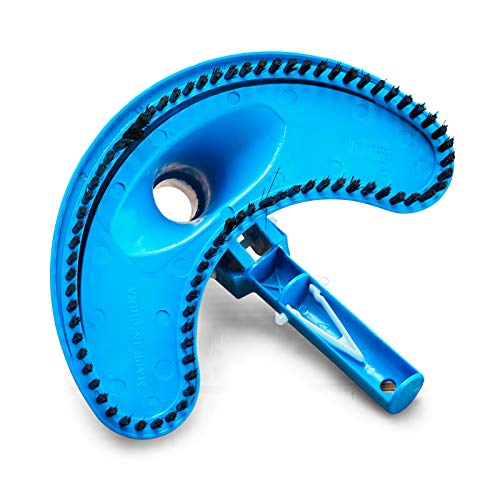 Mibee Cabeça de vácuo de piscina Half Moon Cabeça de vácuo de piscina flexível para limpeza de pisci