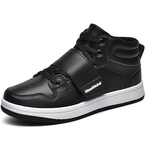 DimaiGlobal Kids Basketball Shoes Boys Girls High Top Sneakers for Youth Durable Sports Shoes Breathable Skate Shoes School Trainers
