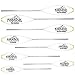 Paradox Fishing Sbirolino Set langsam sinkend I 4 Stück (6g,10g,15g,20g) I Set zum Forellenangeln Forellenköder Ideal für Forellenteig und Spoon – Spoons Forelle