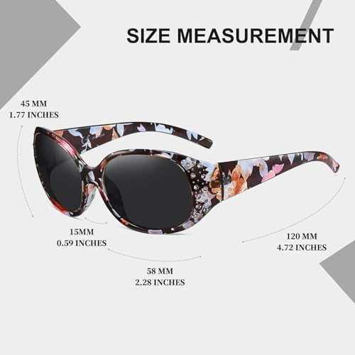 Image of HAOLOTA Polarized Sunglasses for Men Women Designer Driving Glasses Lightweight UV400 Protection
