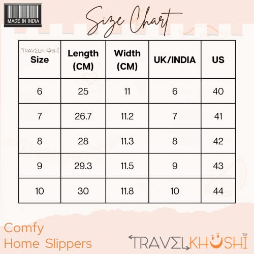 Image of Travelkhushi Unisex House Slippers For Winter & Summer Carpet Slippers for Bedrooms Indoor Home Slipper Comfy Soft Cozy Flip Flops
