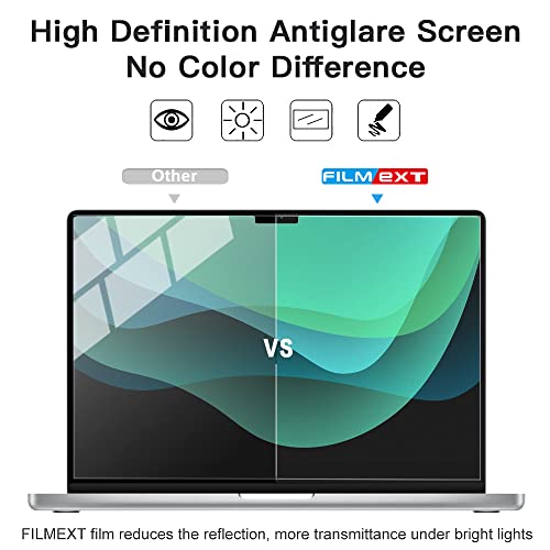 Filmext Macbook Pro 16 Inch Screen Protector 2023 Anti Blue Light Anti Glare Filter, Macbook Pro 16 Screen Protector For Macbook Pro 16 M2 (A2780) 2023/M1 2022-2021(A2485), Eye Protection-Matte Pet #TOP6