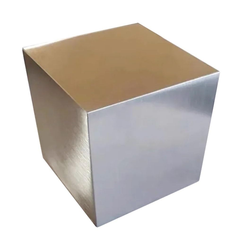 Solidna kostka ze stali nierdzewnej 304 - polerowany blok przemysłowy do projektów DIY, dostępny w rozmiarach 70 mm, 80 mm, 90 mm(80x80x80mm)
