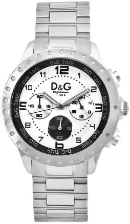 Watch by D&G.  Purchased on trip to Middle East.  White band with silver trim. D&G Dolce & Gabbana Men main image 3
