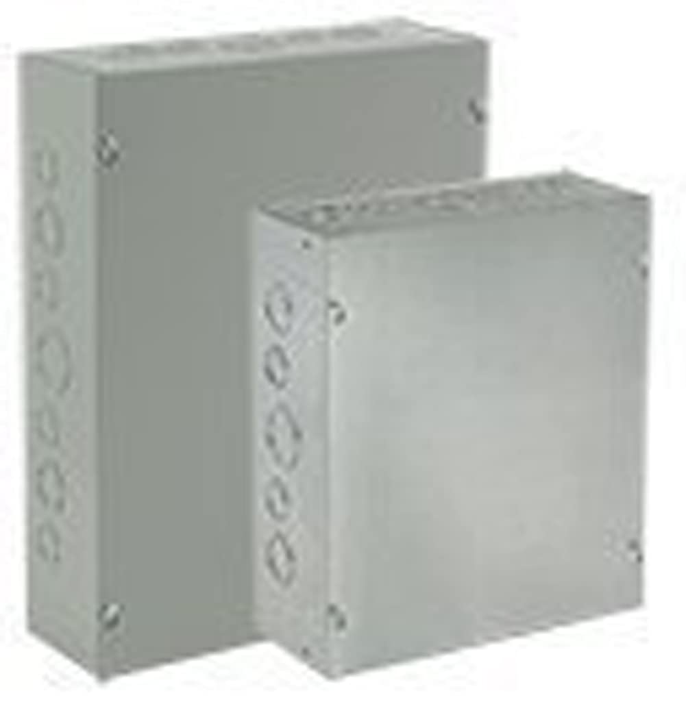 Hoffman ASG18X18X8NK Pull Box Screw Cover, Galvanized, 18.00 x 18.00 x 8.00
