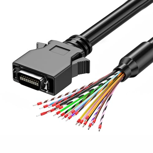 GMBYLBY SCSI Data Cable Single Head with Terminals CN50P CN36P CN26P CN20P CN14P Connectors for Tape Libraries and Disk Arrays