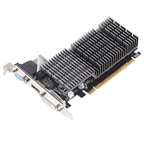 Maxsun Geforce Gt 710 4Gb Low Profile Ready Small Form Factor Video Graphics Card Gpu Support Directx12 Opengl4.5, Low Consumption, Vga, Dvi-D, Hdmi, Hdcp, Silent Passive Fanless Cooling System #TOP3