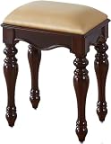 Taburete de tocador, reposapiés otomano Moderno con Patas de Acero de plástico, Banco de Piano, para tocador de baño, Dormitorio, Sala de Estar, Entrada, 37 × 27 × 43 cm (Color: D)