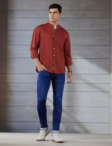 Image of Spykar Men's Slim Fit Low Rise Casual Jeans