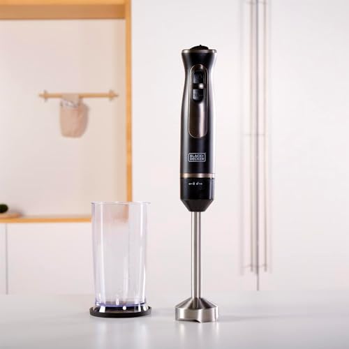 Batidora para smoothies saludables y sopas calientes con cuerpo negro de 800W 7