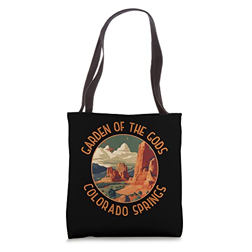 Garden of the Gods Colorado Springs Distressed Circle Tote Bag