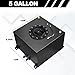 GSTP 5 Gallon 20L Fuel Cell Polished with Cap/Level Sender/12FT Oil Feed Line Black