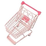 TOYANDONA Grocery Cart Mini Supermarket Handcart Plastic Metal Shopping Cart Toy Kids Shopping Troll